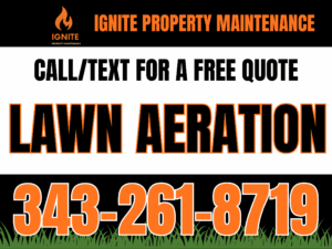 AERATION YARD SIGN
